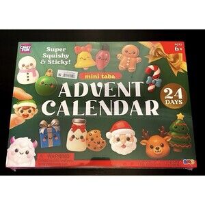 NEW 2026 RMS Crazy Fun Mini Taba Christmas Advent Calendar Squishies
